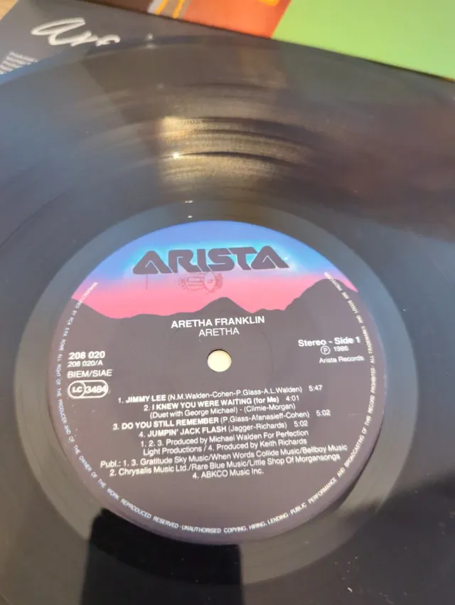 Aretha Franklin - Aretha LP 12 33 Giri album