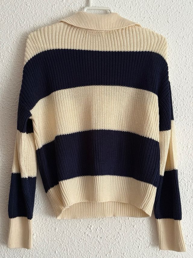 Jersey rayas azul y blanco / talla S/M