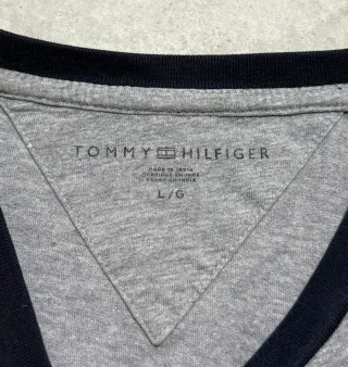 Tommy hilfiger tshirt manica corta grigia uomo tgL