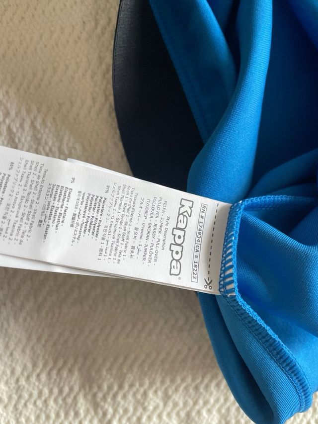 Sudadera Kappa RC Deportivo Talla 10 Años nueva