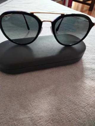 Gafas de Sol Ray-Ban Unisex Negro/Dorado