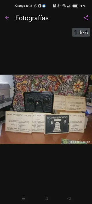 Visor Estereoscópico Antiguo Camerascope