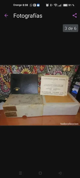 Visor Estereoscópico Antiguo Camerascope