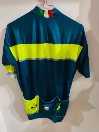 Maglia Ciclismo Sportful Teal/Giallo