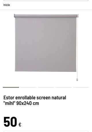 4 Tende a rullo screen 90x240cm, 1 di 90x180