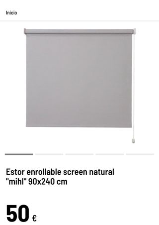 4 Tende a rullo screen 90x240cm, 1 di 90x180
