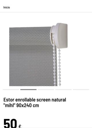 4 Tende a rullo screen 90x240cm, 1 di 90x180