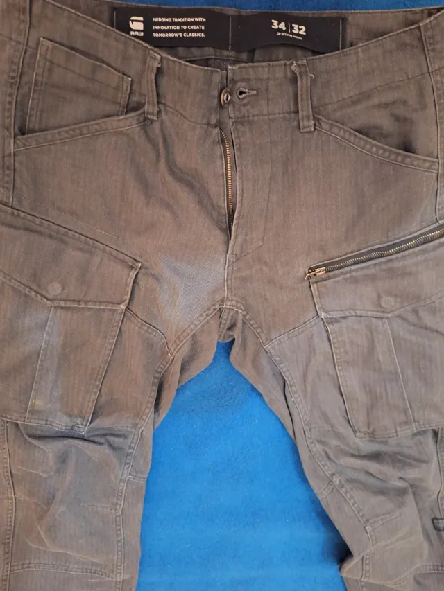 Pantalón G-Star RAW Cargo Gris 34/32