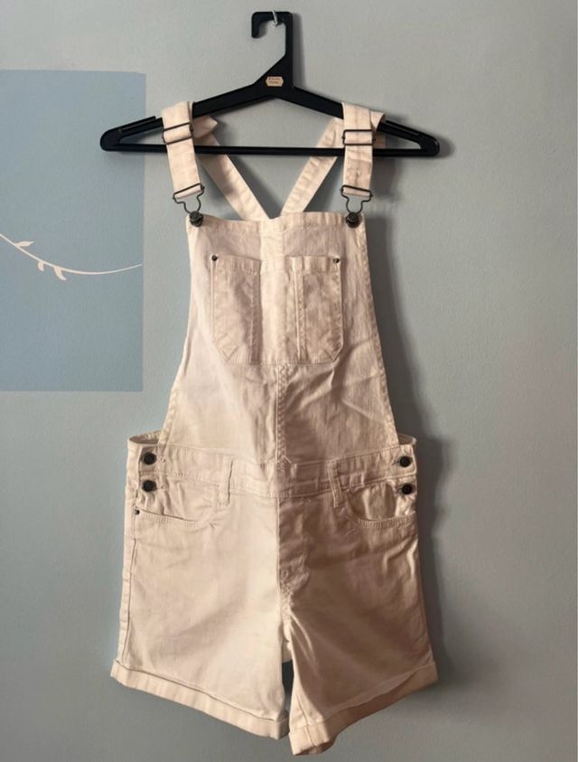 Mono corto blanco niña