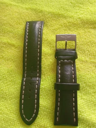 Correa de reloj Breitling negra