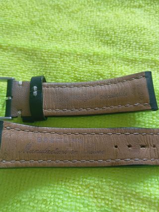 Correa de reloj Breitling negra