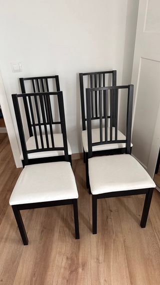 2 Sillas Ikea Borje de madera