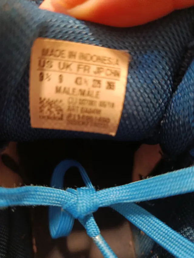 Zapatillas Adidas Talla 43 Azul/Gris