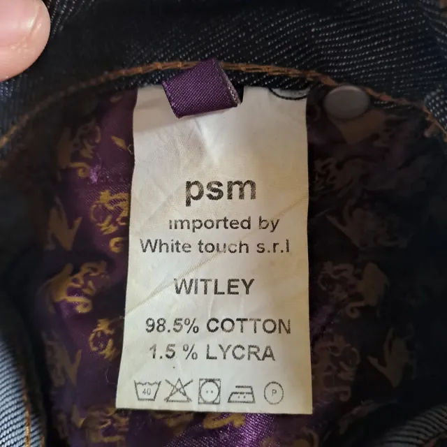 Jeans Pinko vintage donna blu