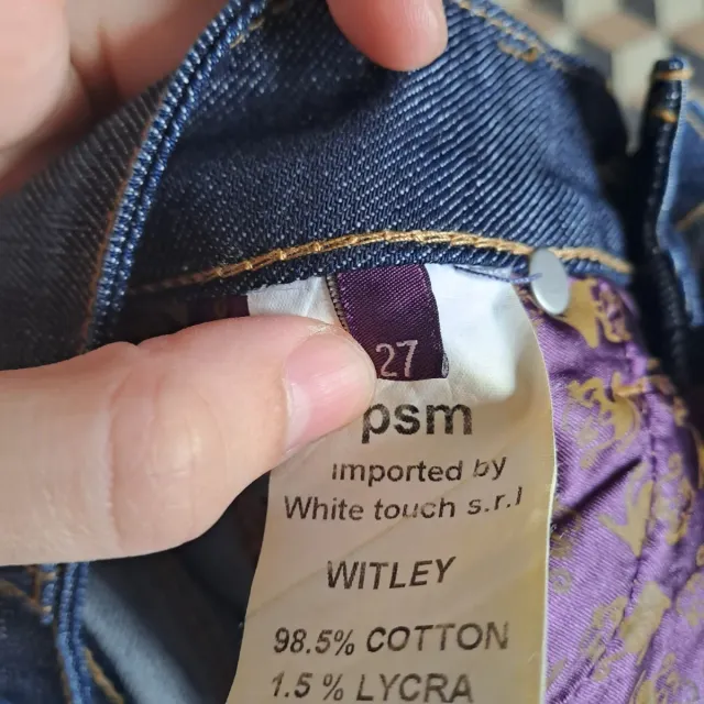 Jeans Pinko vintage donna blu