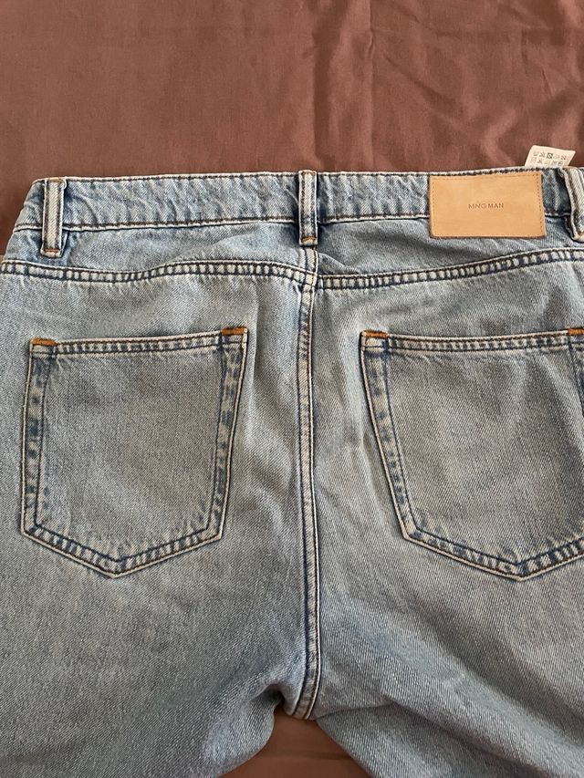 Vaqueros Mango Straight Talla 40