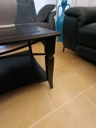 Elegante tavolino da salotto nero
