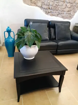 Elegante tavolino da salotto nero