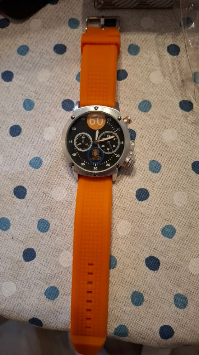 Reloj Calgary GP Racing XL Naranja