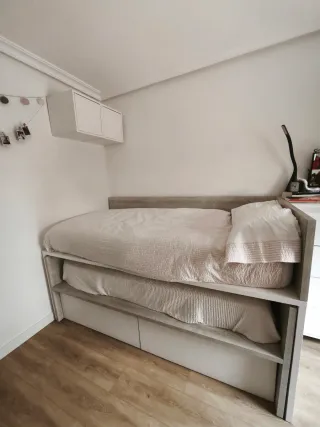 Cama compacta 90cm con cajones