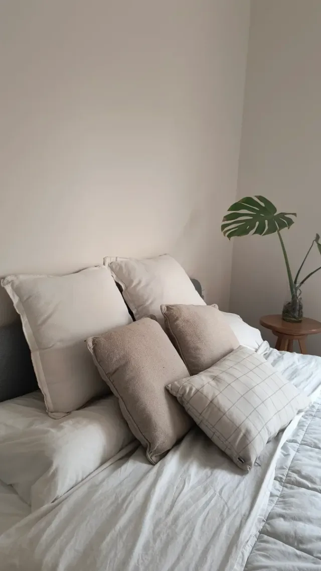 Set 5 Cuscini Molto Molto Beige e Bianco