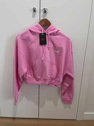 Sudadera Levi's Rosa con capucha