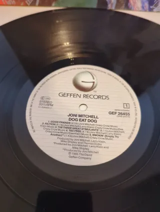 Joni Mitchell - Dog Eat Dog LP 33 Giri