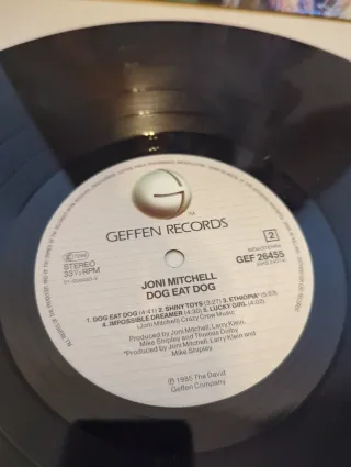 Joni Mitchell - Dog Eat Dog LP 33 Giri