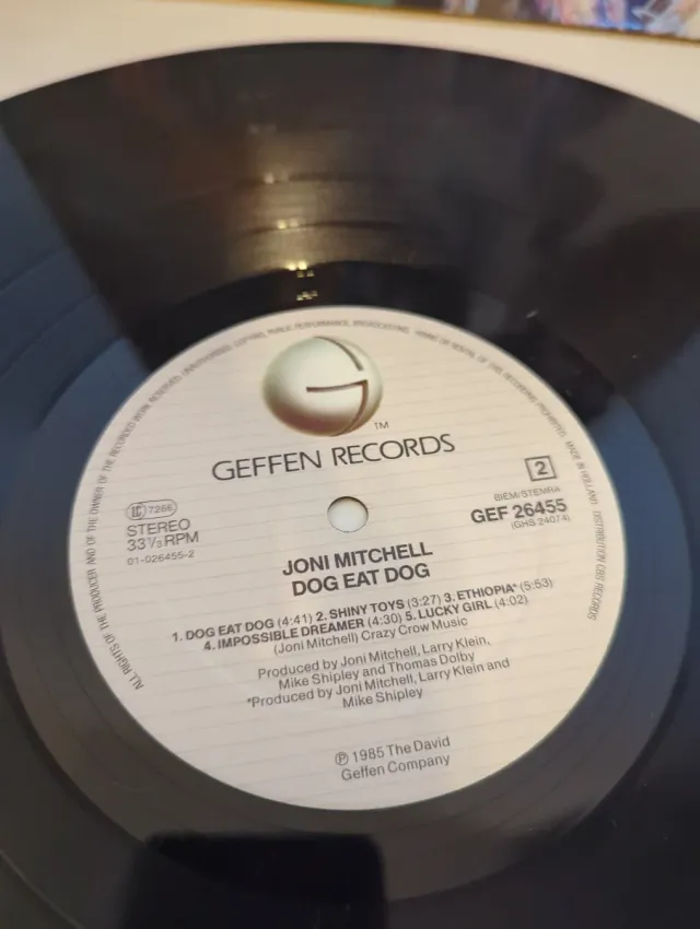 Joni Mitchell - Dog Eat Dog LP 33 Giri