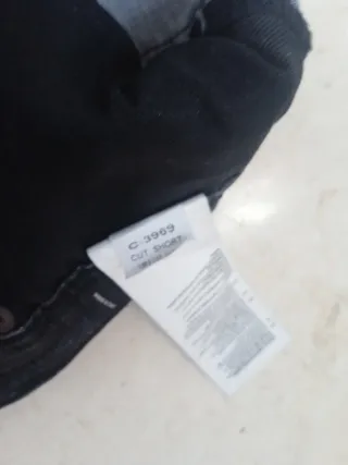 Pantalón corto DSQUARED2 negro/gris