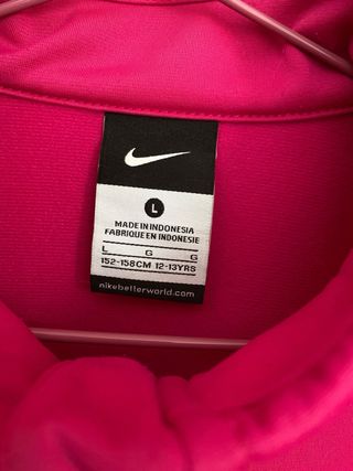 Conjunto deportivo Nike niña rosa y negro