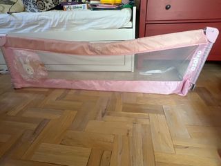 Barrera de Cama Infantil Rosa Asalvo