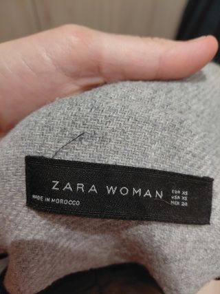Abrigo Zara Woman gris