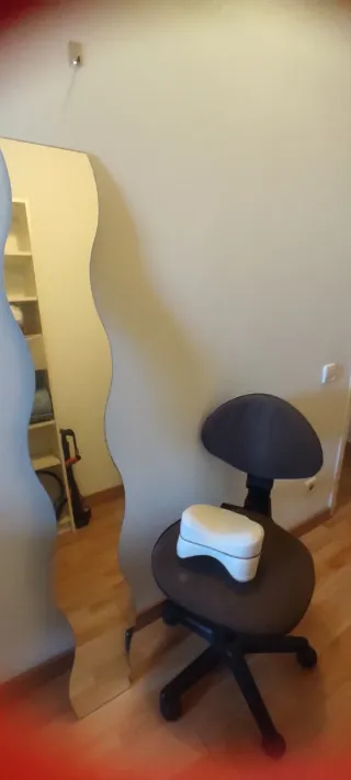 Pack Silla con ruedas, espejo y cojin cervical