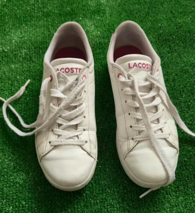 Zapatillas Lacoste Mujer Blancas y Rosas