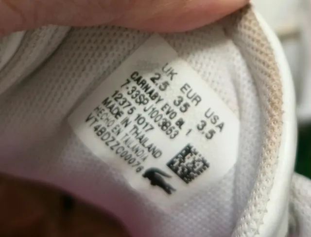 Zapatillas Lacoste Mujer Blancas y Rosas