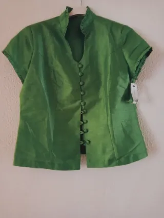 Blusa verde talla 46