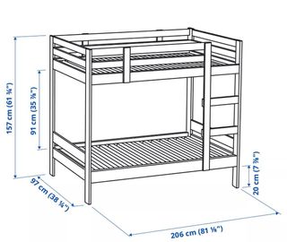 Litera Ikea MYDAL Madera