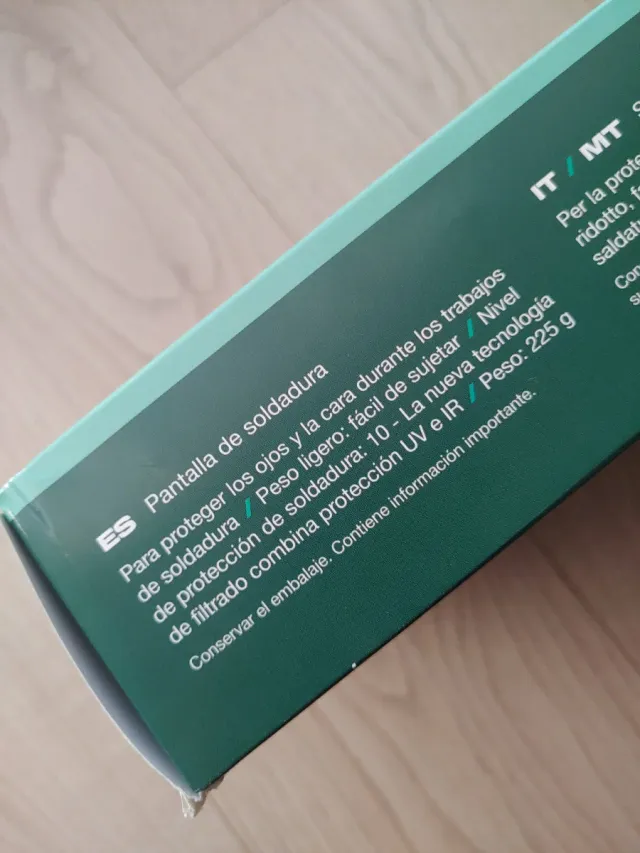 Pantalla de soldadura  PESO LIGERO Y FÁCIL SUJETAR