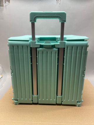 Carrito Compra Relaxdays Plegable 35kg Turquesa