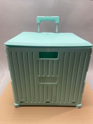 Carrito Compra Relaxdays Plegable 35kg Turquesa