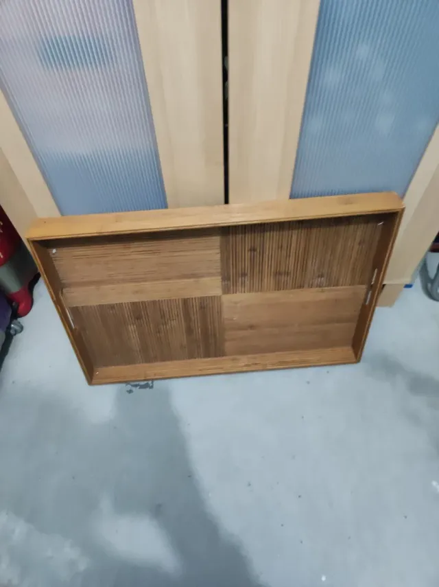 Bandeja de bambú para decoración