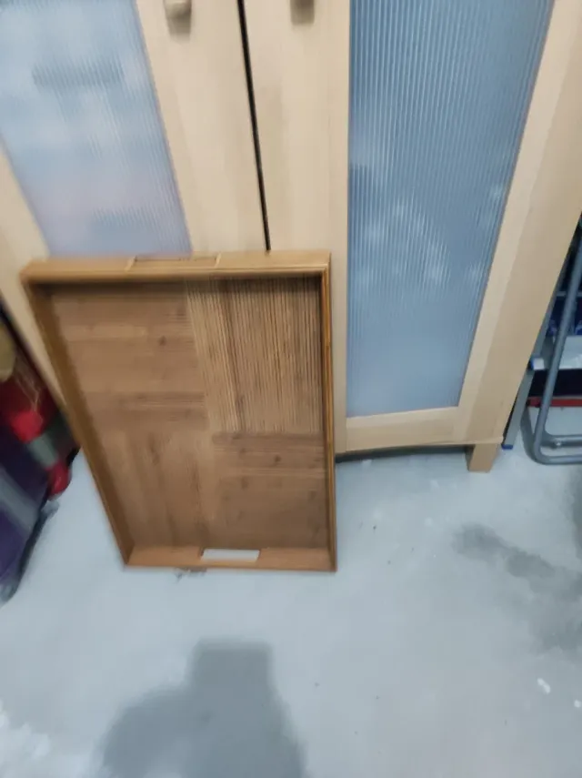 Bandeja de bambú para decoración