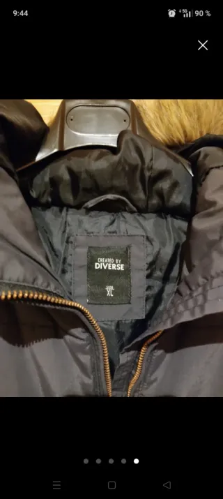 Abrigo azul marino chica