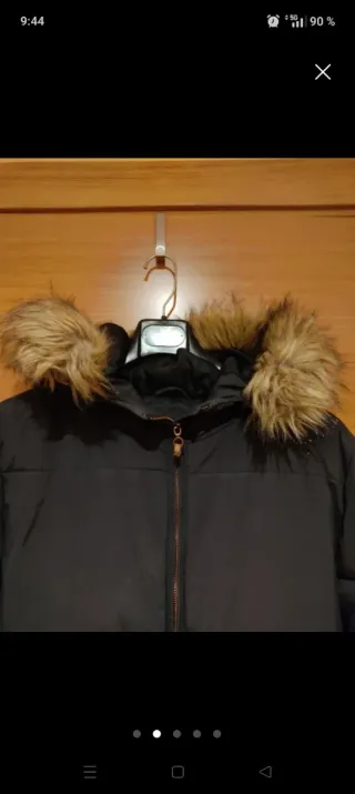 Abrigo azul marino chica