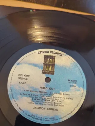 Jackson Browne - Hold Out LP 33 Giri