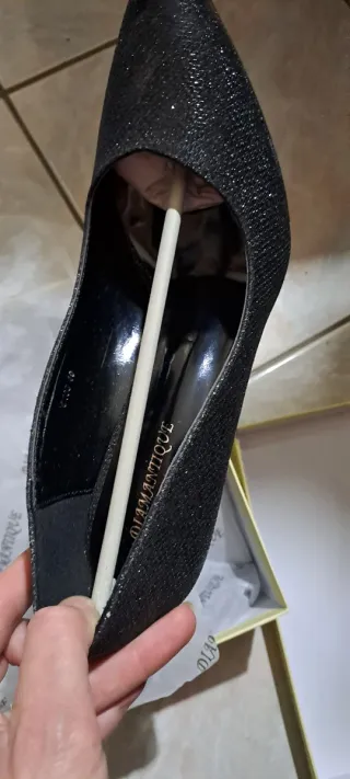 Scarpe tacco donna nere