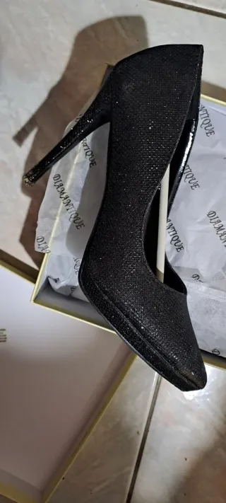 Scarpe tacco donna nere