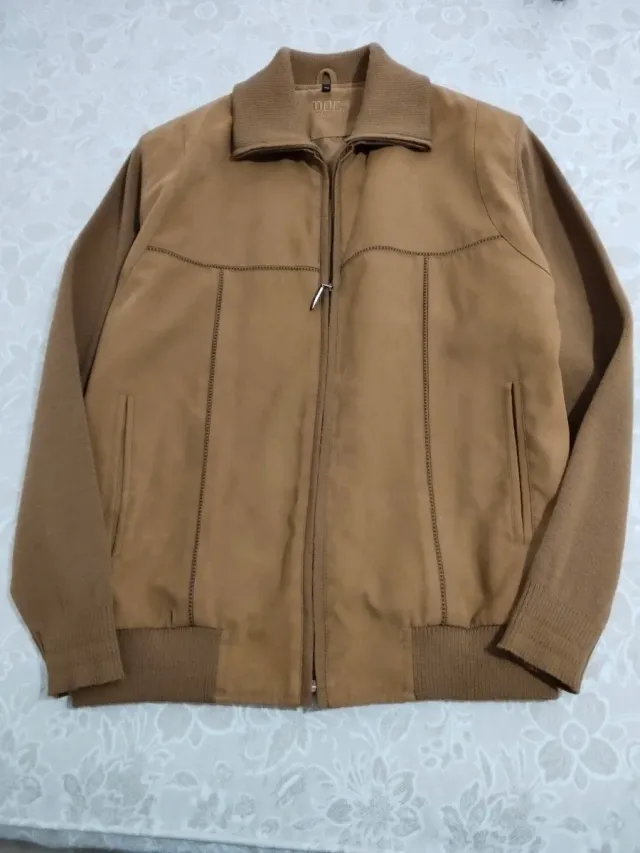 Cazadora Caballero Beige/Marrón