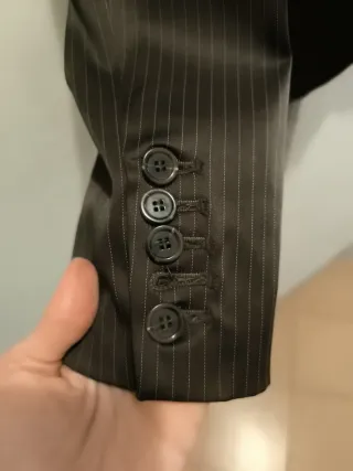 Chaqueta deTraje marrón de vestir.